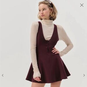 Like New For Love and Lemons Burgundy Dress, M
